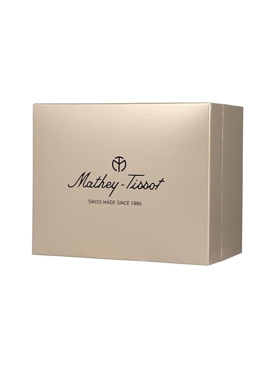 Mathey-Tissot Stainless Steel Brown Dial Quartz Chronograph Watch for Men - H117Chrs, Silver Band