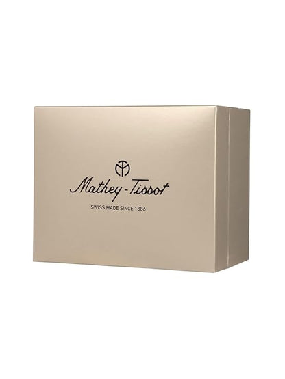 Mathey-Tissot Stainless Steel Brown Dial Quartz Chronograph Watch for Men - H117Chrs, Silver Band