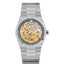 Mathey-Tissot Swiss Made Zeus Skeleton Stainless Steel Grey Dial Automatic Gents Watch - H118CFAS