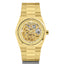 Mathey-Tissot Swiss Made Zeus Skeleton Gold Tone Stainless Steel Champagne Dial Automatic Gents Watch - H118CFPDI