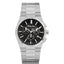 Mathey-Tissot Swiss Made Zeus Chrono Stainless Steel Black Dial Quartz Gents Watch - H118CHAN