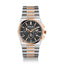 Mathey-Tissot Swiss Made Zeus Chrono Two Tone Stainless Steel Black Dial Quartz Gents Watch - H118CHRS