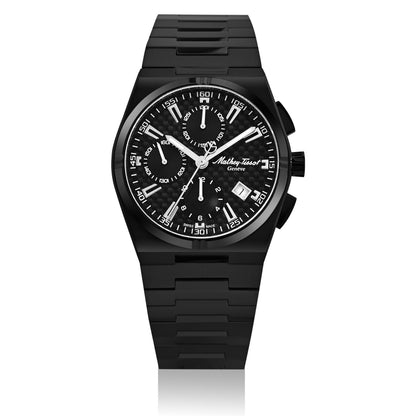 Mathey-Tissot Swiss Made Zeus Chrono Automatic Black Dial Analog Watch For Gents - H118CHTN