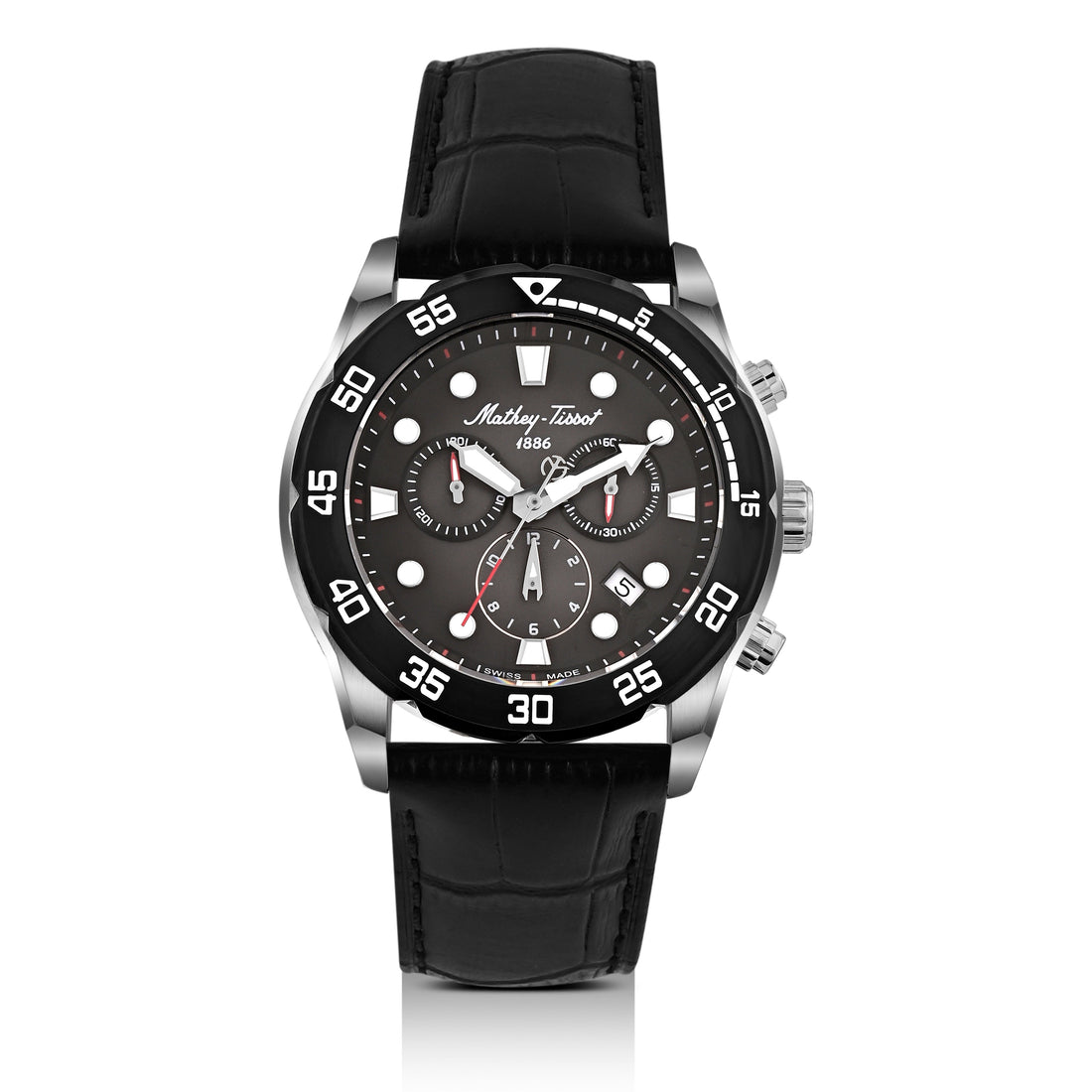 Mathey-Tissot Swiss Made Bolton II Quatrz Multicolor Dial Analog Watch For Gents - H121CHALN