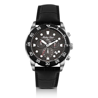 Mathey-Tissot Swiss Made Bolton II Quatrz Multicolor Dial Analog Watch For Gents - H121CHALN