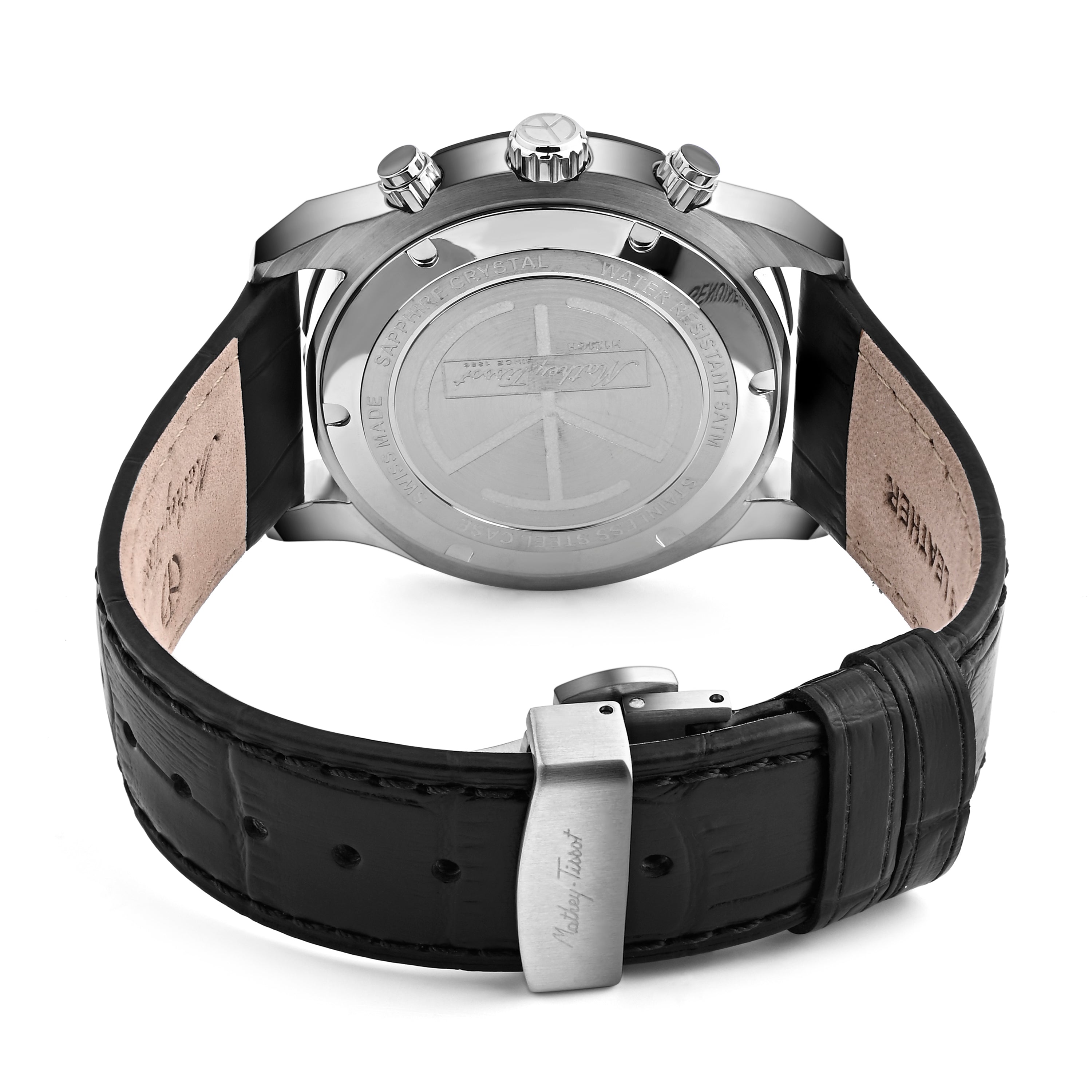 Mathey-Tissot Swiss Made Bolton II Quatrz Multicolor Dial Analog Watch For Gents - H121CHALN