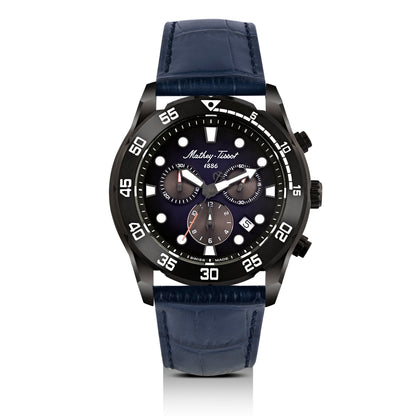 Mathey-Tissot Swiss Made Bolton II Quatrz Multicolor Dial Analog Watch For Gents - H121CHLNB