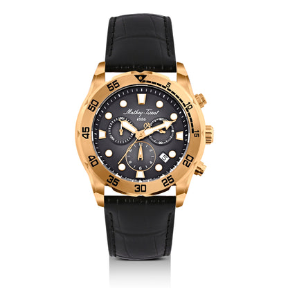 Mathey-Tissot Swiss Made Bolton II Quatrz Multicolor Dial Analog Watch For Gents - H121CHPLN