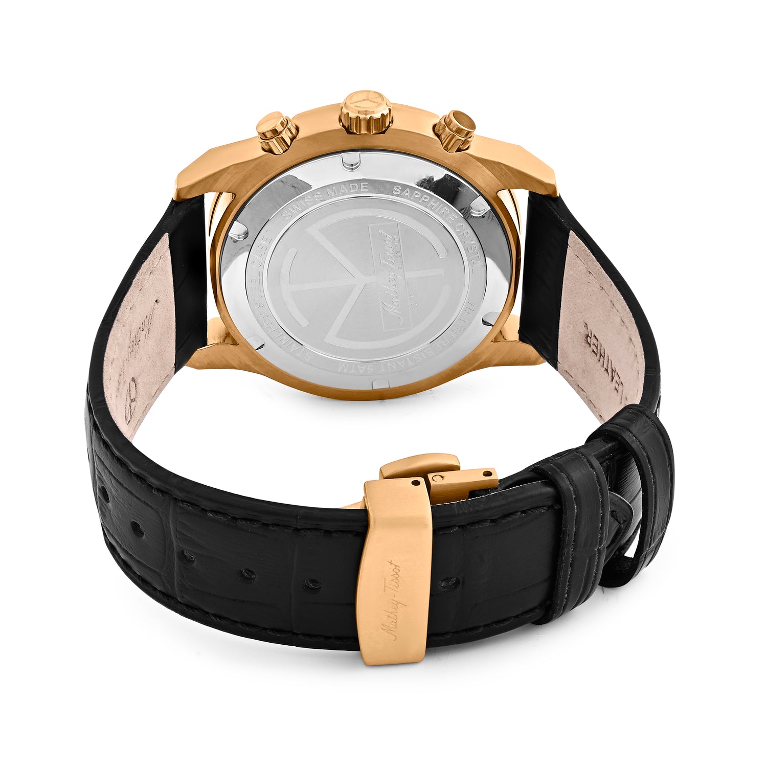 Mathey-Tissot Swiss Made Bolton II Quatrz Multicolor Dial Analog Watch For Gents - H121CHPLN