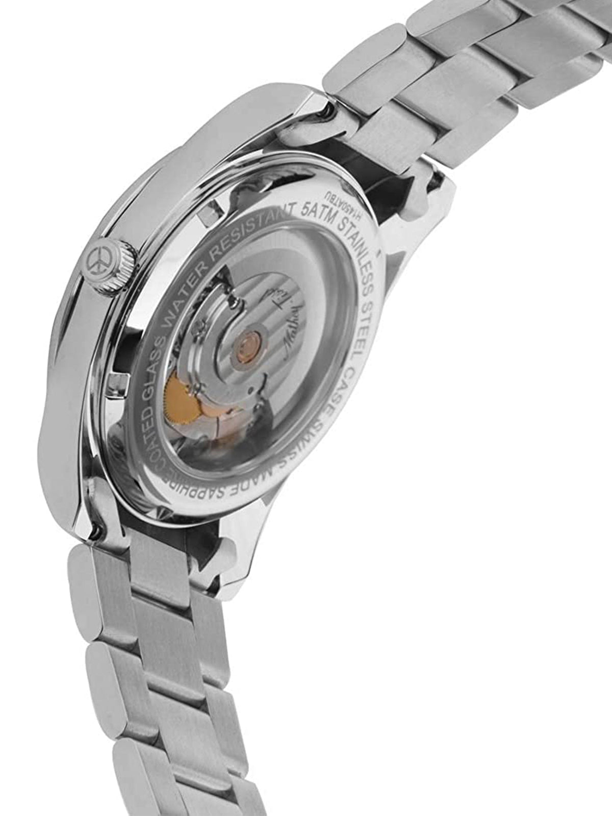 Mathey-Tissot Swiss Made Automatic Analog Blue Dial Gents Watch-H1450ATABU