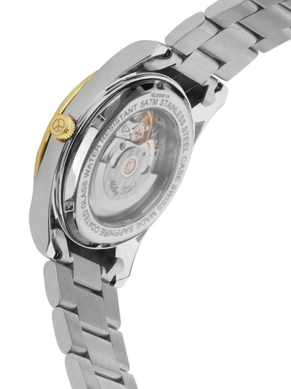Mathey-Tissot Swiss Made Automatic Analog Silver Dial Gents Watch-H1450ATBI