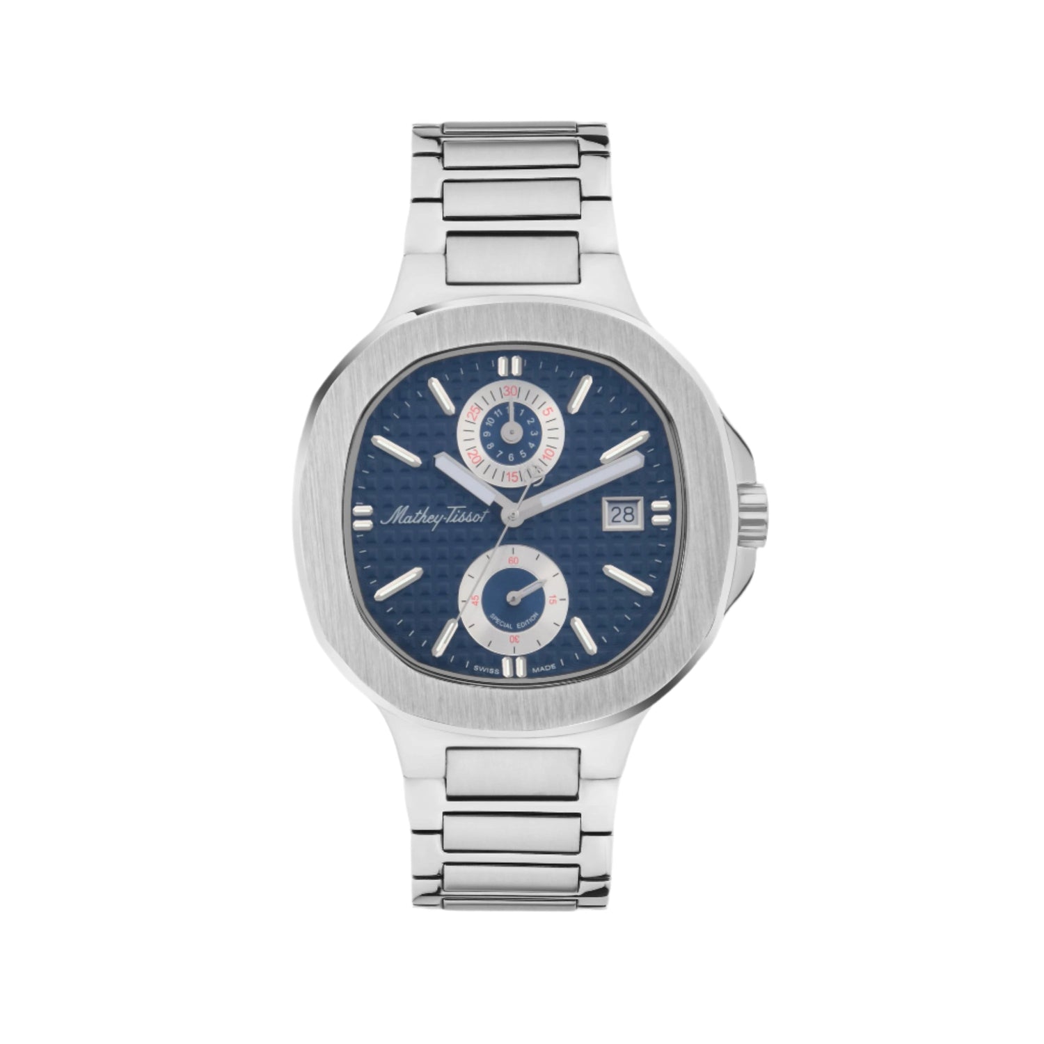 Mathey-Tissot Swiss Made Evasion Chronograph Quartz Blue Dial Gents Watch - H152CHABU