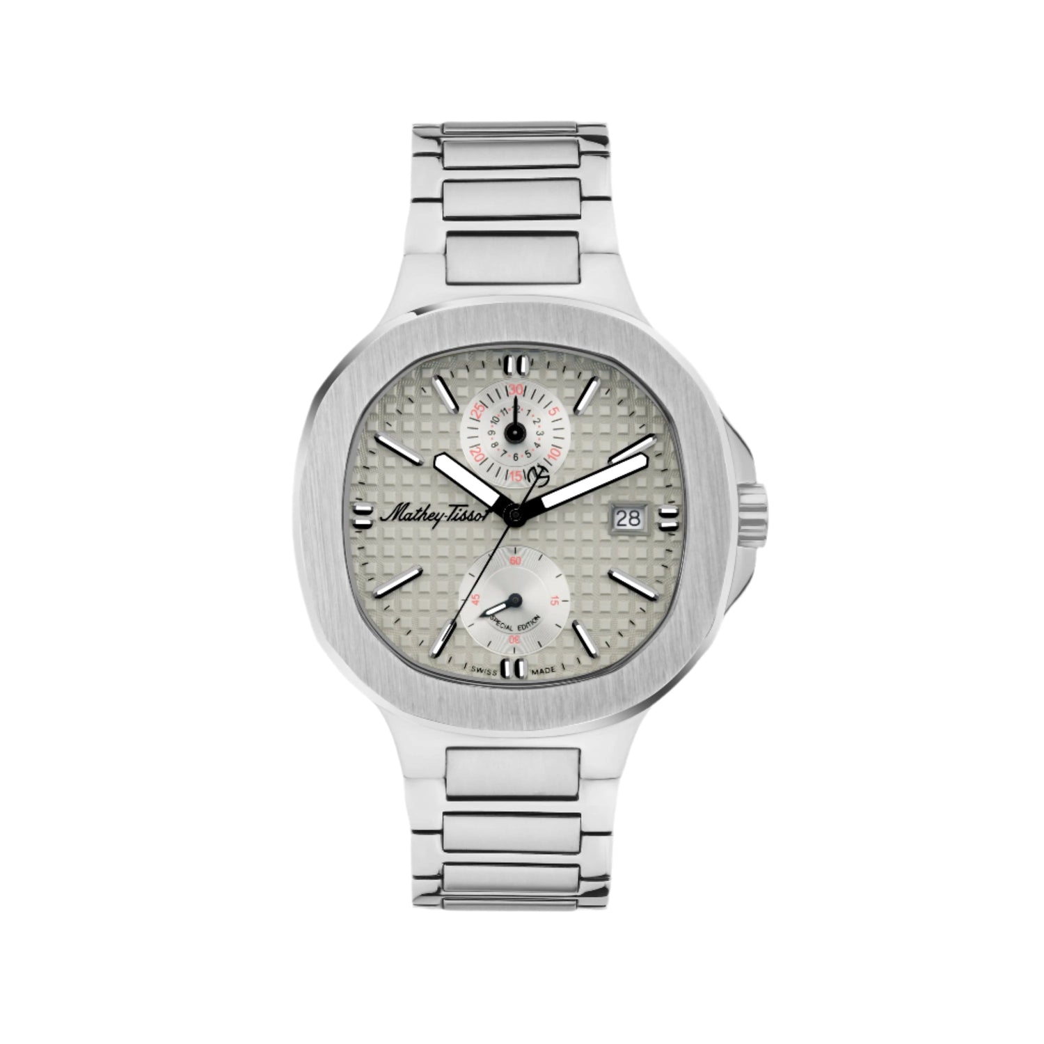 Mathey-Tissot Swiss Made Evasion Chronograph Quartz Silver Dial Gents Watch -  H152CHAS