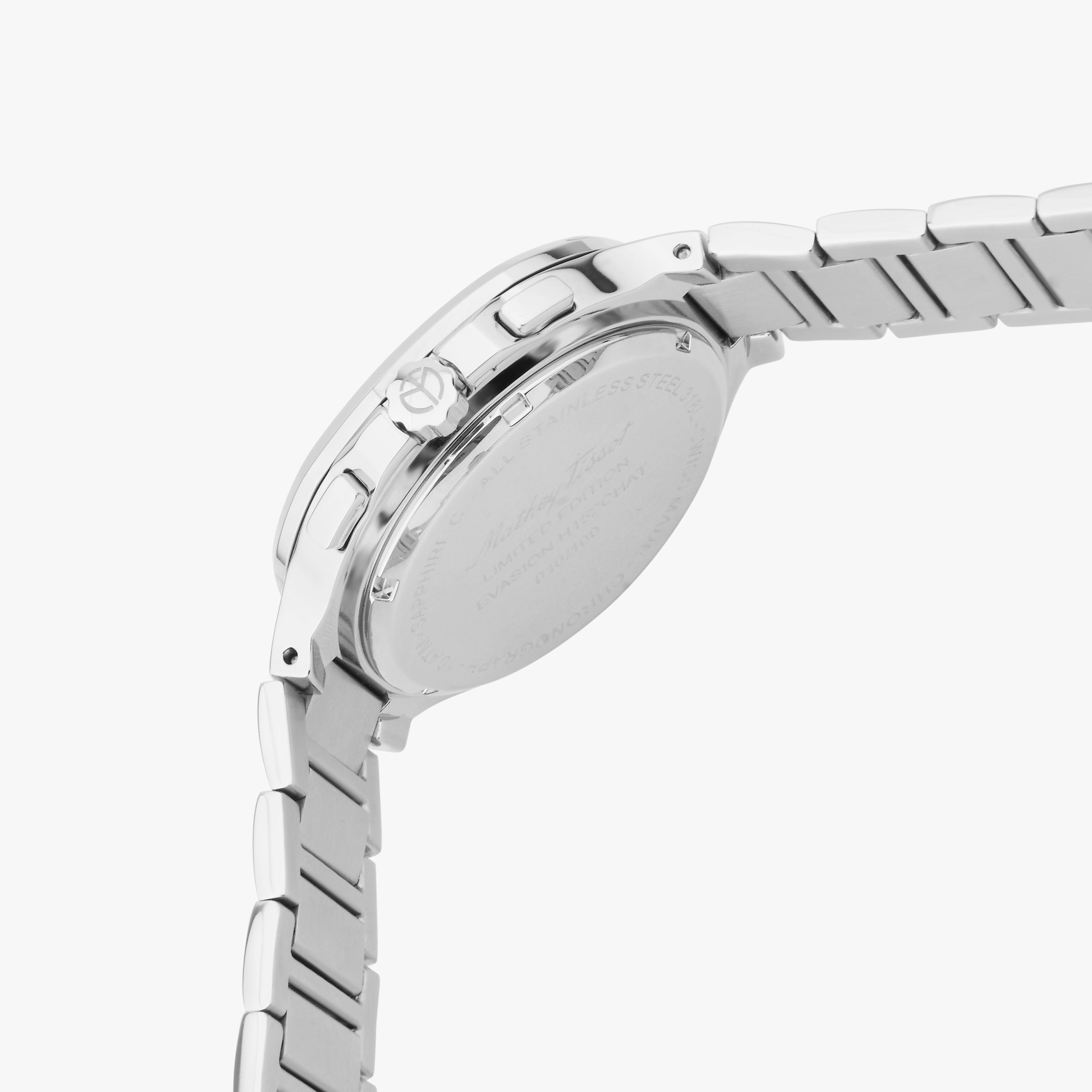 Mathey-Tissot Swiss Made Evasion Chrono Quartz Ronda 3520 Movement Green Dial Analog Watch For - Gents H152CHAV