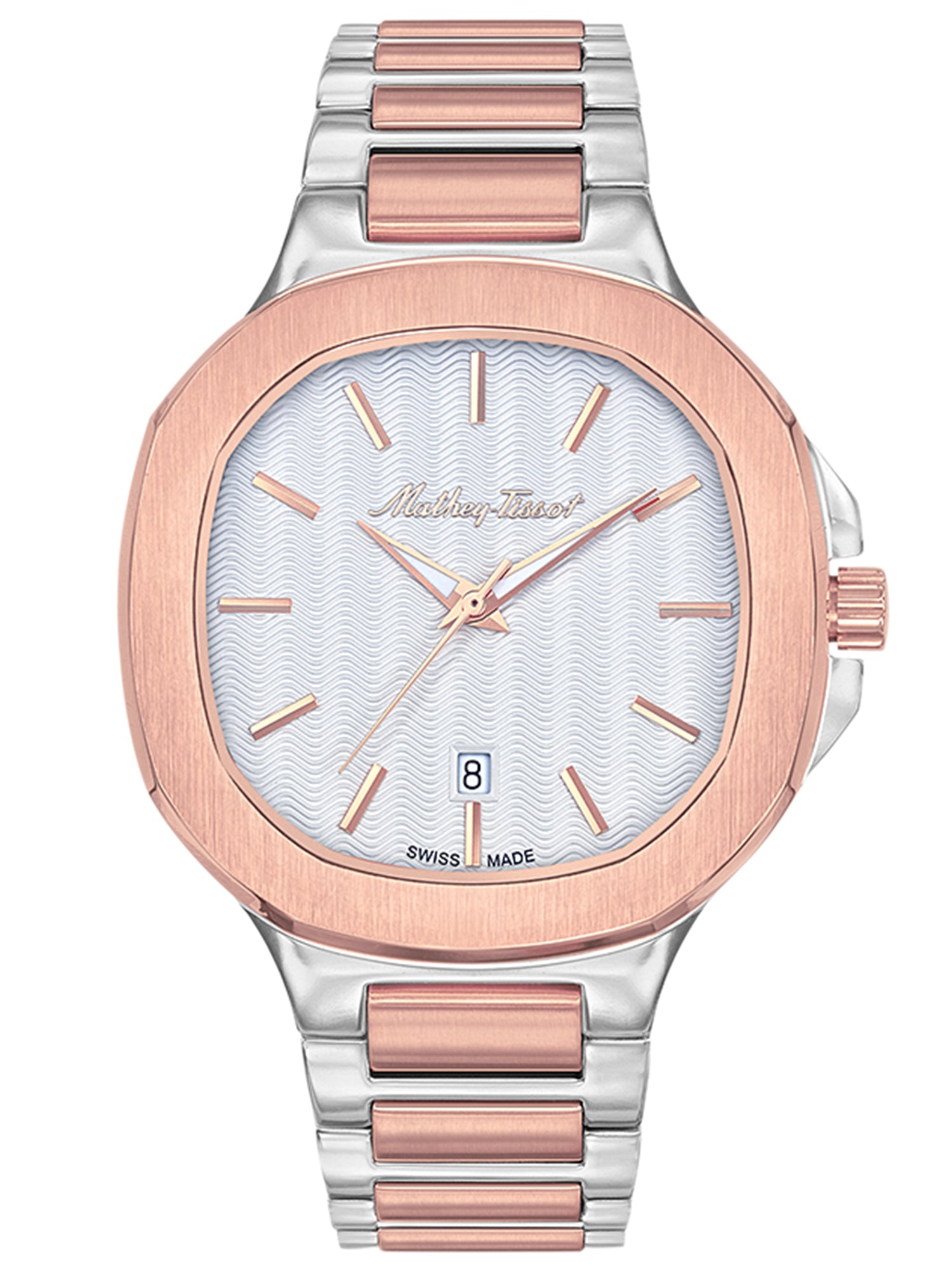 Mathey-Tissot Analog White Dial Men&