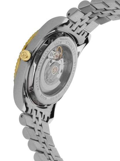 Mathey-Tissot Swiss Made Automatic Analog Black Dial Gents Watch-H1810ATBN