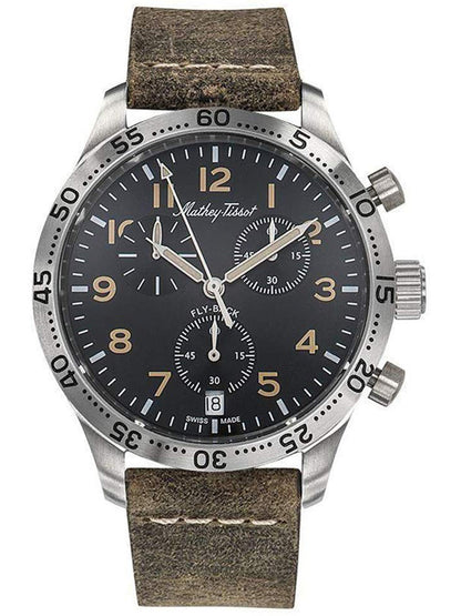 Mathey-Tissot Analog Black Dial Men&
