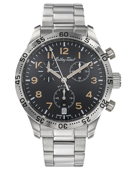 Mathey-Tissot Analog Black Dial Men&
