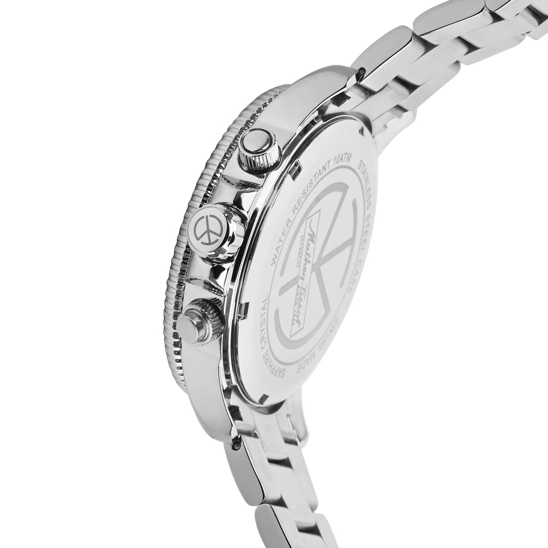 Mathey-Tissot Type 21 Titanium Swiss Made Quartz Black Dial Watch For - Gents H1821CHT3