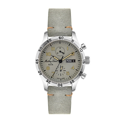Mathey-Tissot Swiss Made Chronograph Automatic Grey Dial Gents Watch - H1821CHTLG