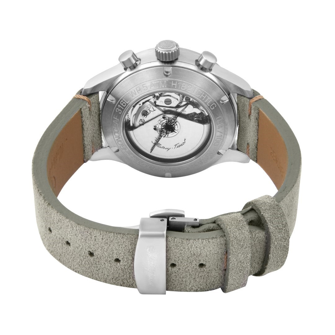 Mathey-Tissot Swiss Made Chronograph Automatic Grey Dial Gents Watch - H1821CHTLG