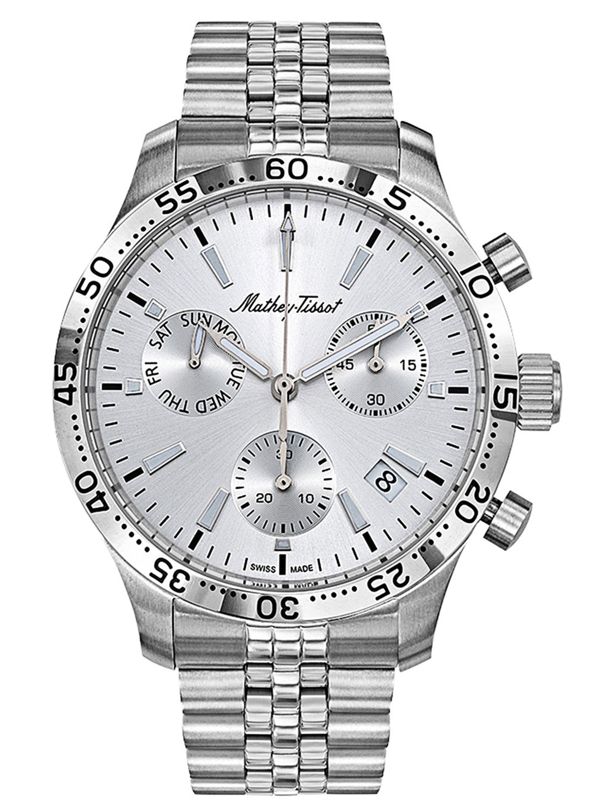Mathey-Tissot Analog Silver Dial Men&