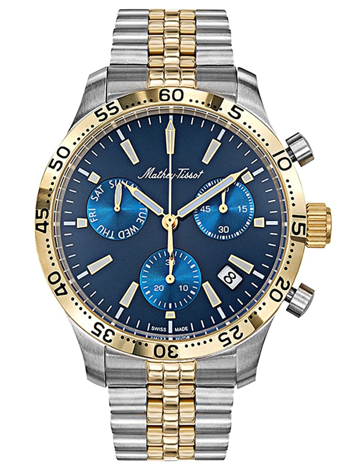 Mathey-Tissot Quartz Blue Dial Men&
