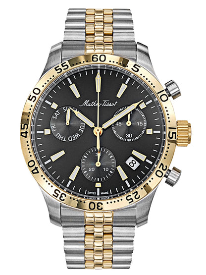 Mathey-Tissot Analog Black Dial Men&
