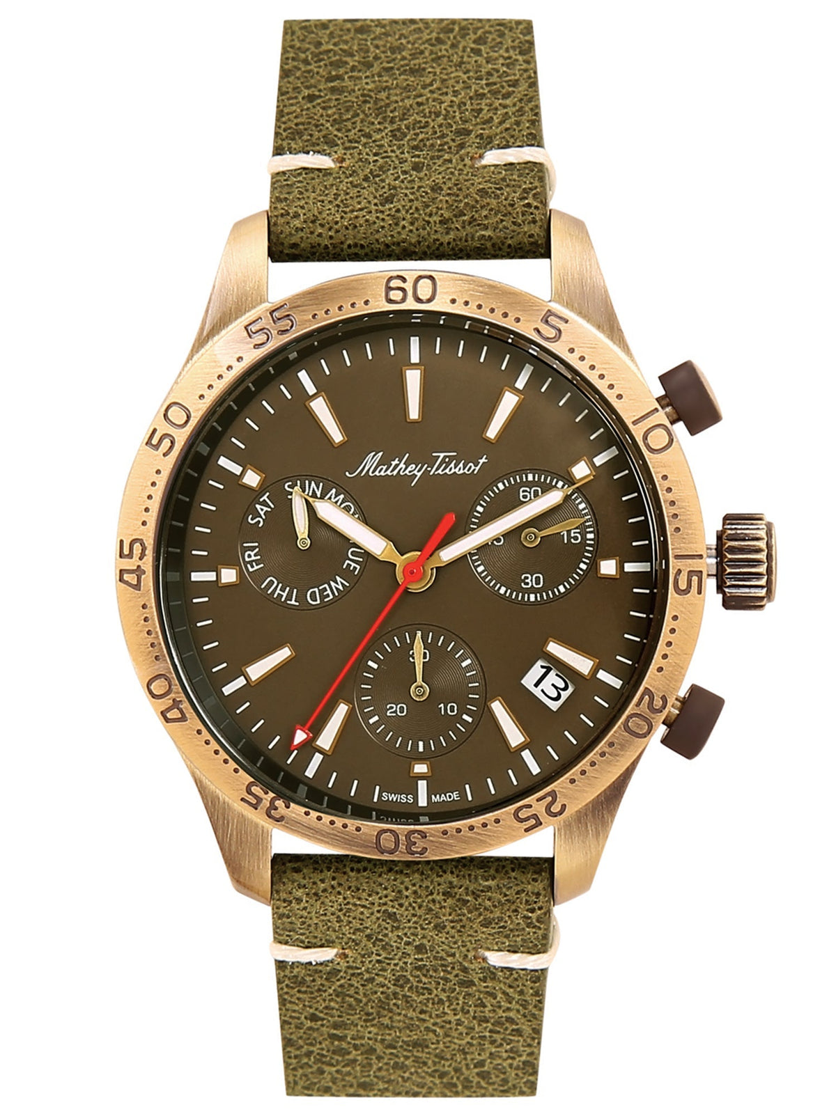 Mathey Tissot Analog Green Dial Men&