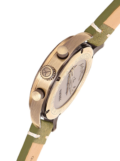 Mathey Tissot Analog Chronograph Green Dial Gents Watch-H1822CHLBR