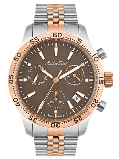 Mathey-Tissot Analog Brown Dial Men&