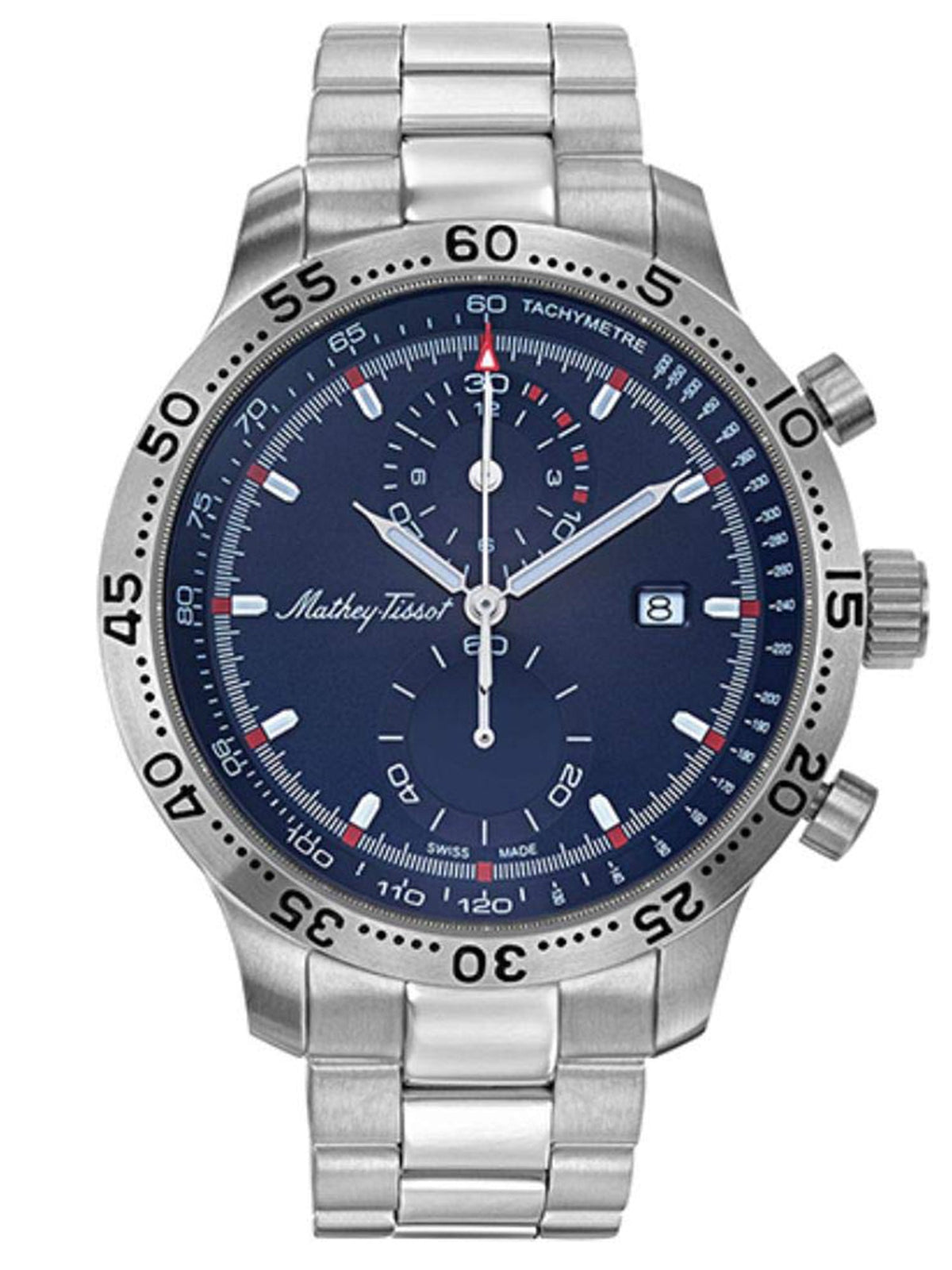 Mathey-Tissot Analog Blue Dial Men&