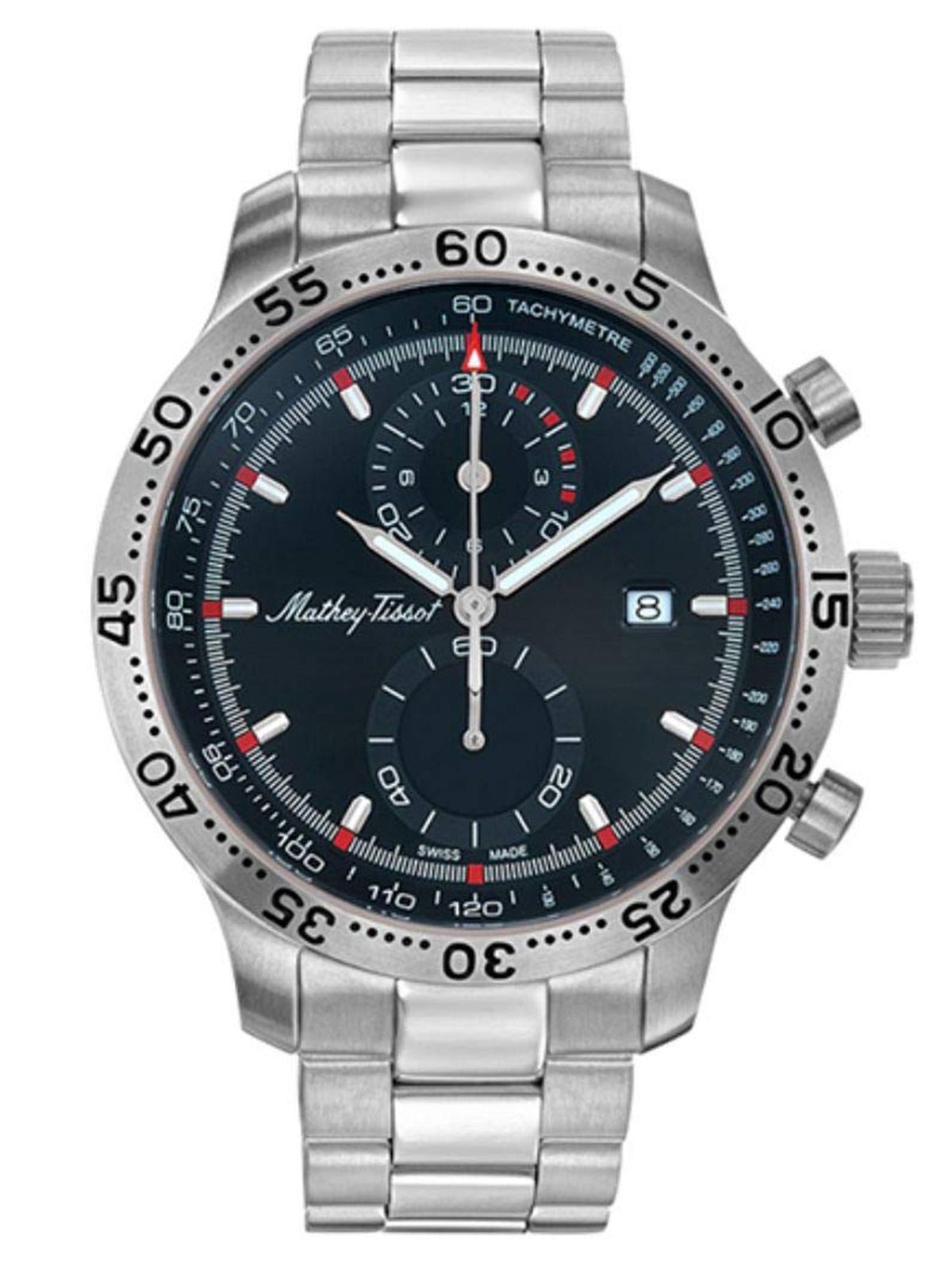 Mathey-Tissot Analog Black Dial Men&