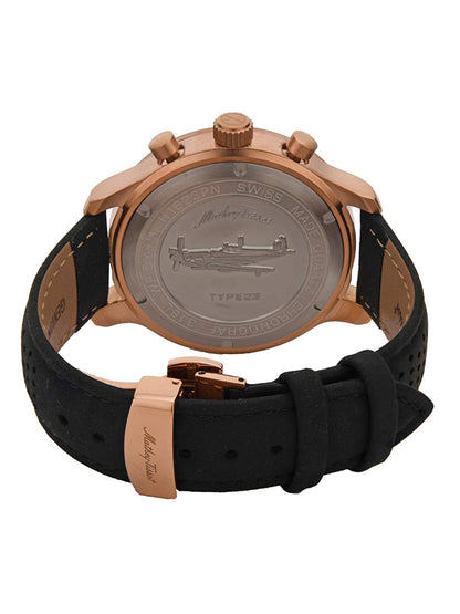 Mathey-Tissot Swiss Made Analog Chronograph Black Dial Gents Watch-H1823CHPLN