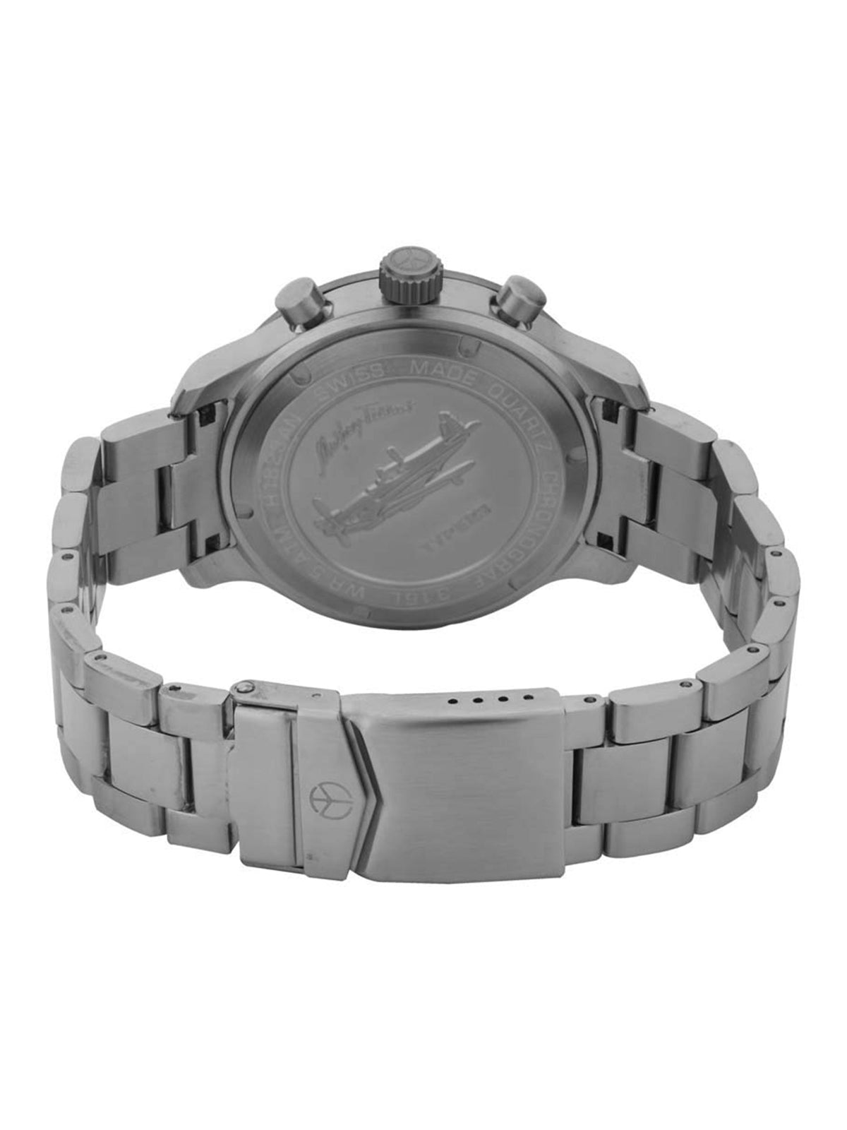 Mathey-Tissot Swiss Made Analog Chronograph Black Dial Gents Watch-H1823CHRN