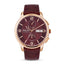 Mathey-Tissot Leather Red Dial, Red Band Analog Watch for Men-H1886Chatpr