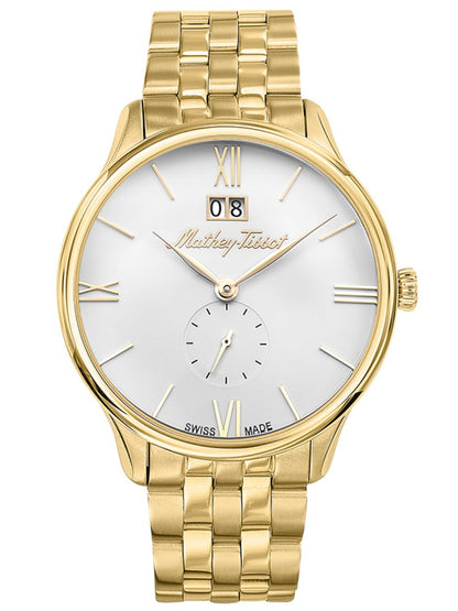 Mathey-Tissot Analog White Dial Men&
