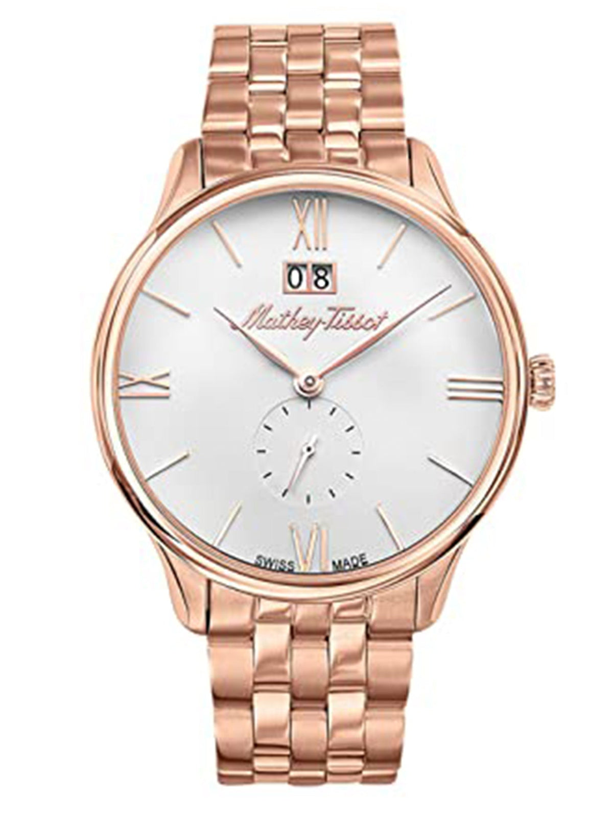 Mathey-Tissot Analog White Dial Men&