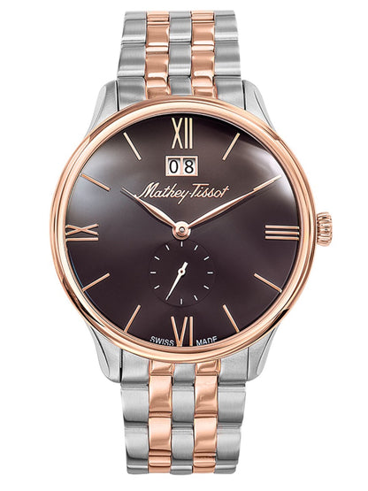 Mathey-Tissot Analog Brown Dial Men&