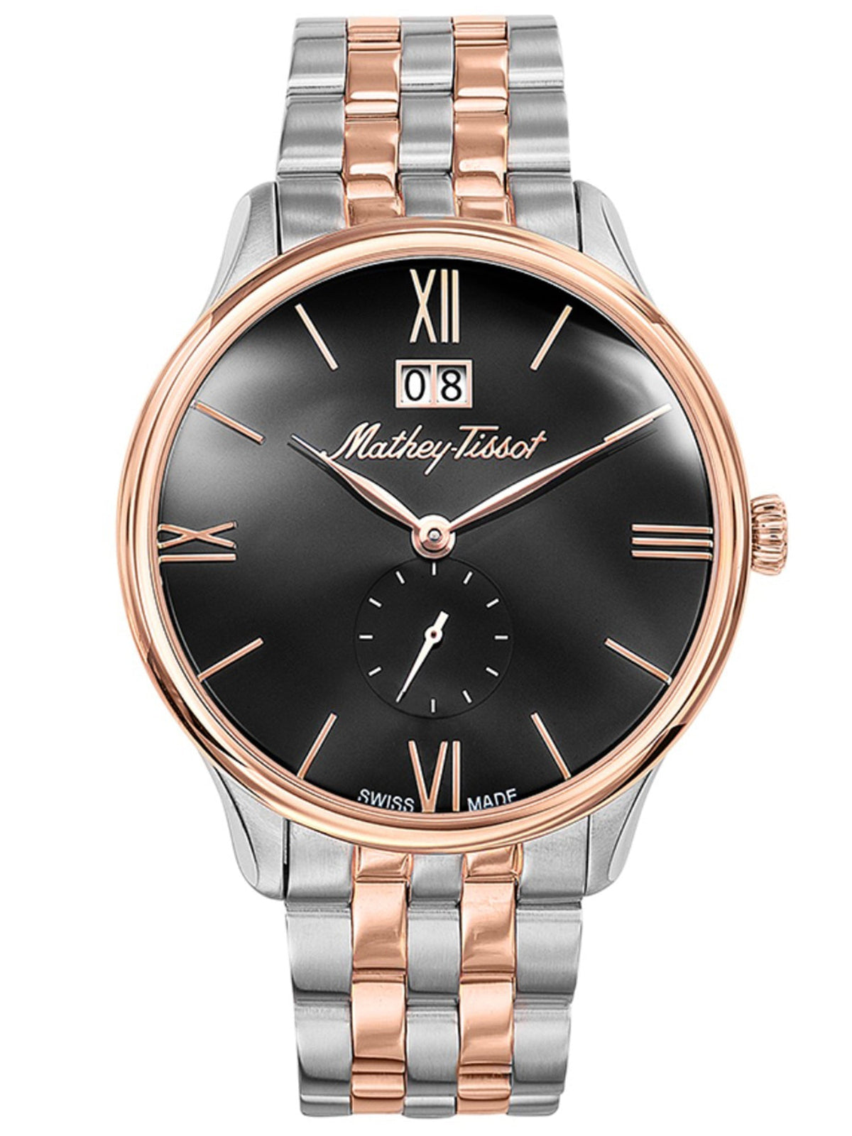 Mathey-Tissot Analog Black Dial Men&