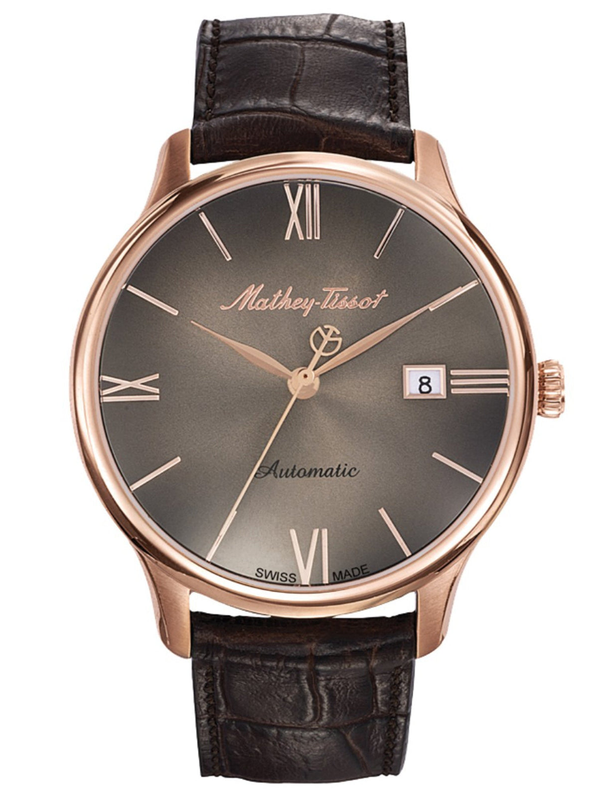 Mathey-Tissot Analog Brown Dial Men&