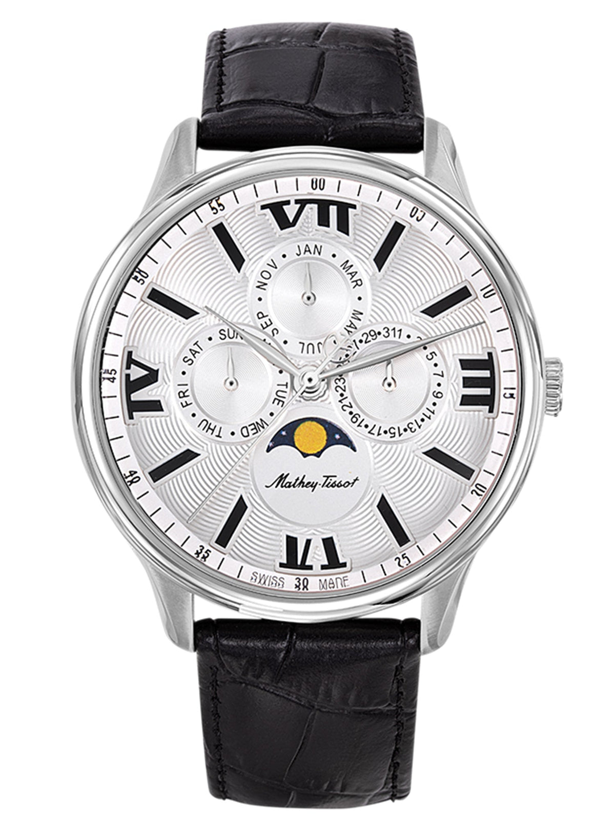 Mathey-Tissot Analog Silver Dial Men&