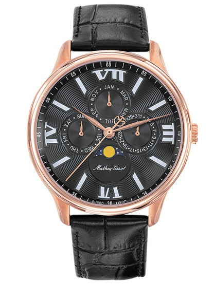Mathey-Tissot Analog Black Dial Men&