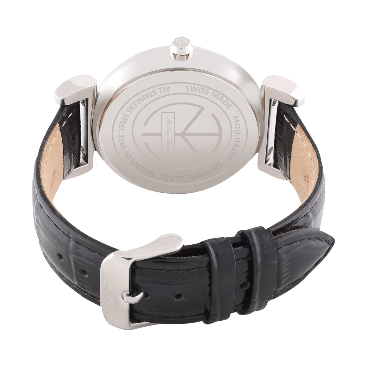 Mathey-Tissot Swiss Made Analog White Dial Gents Watch-H410ALI
