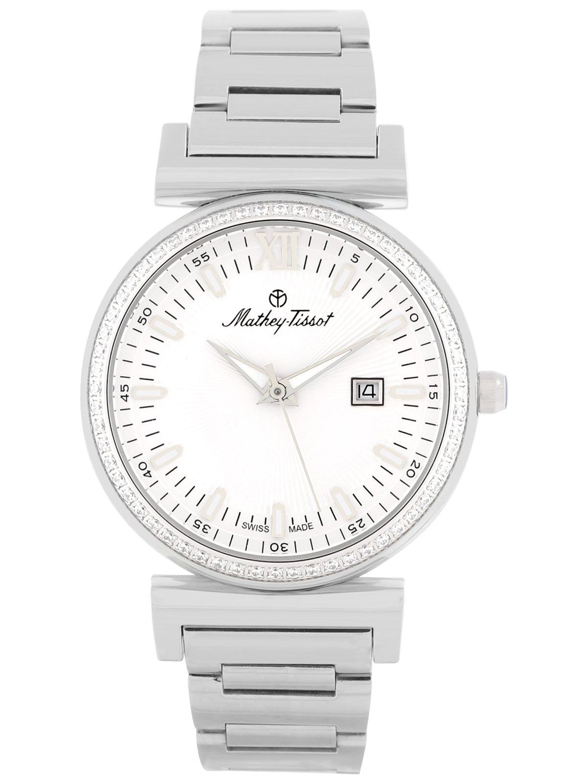 Mathey-Tissot Analog White Dial Men&