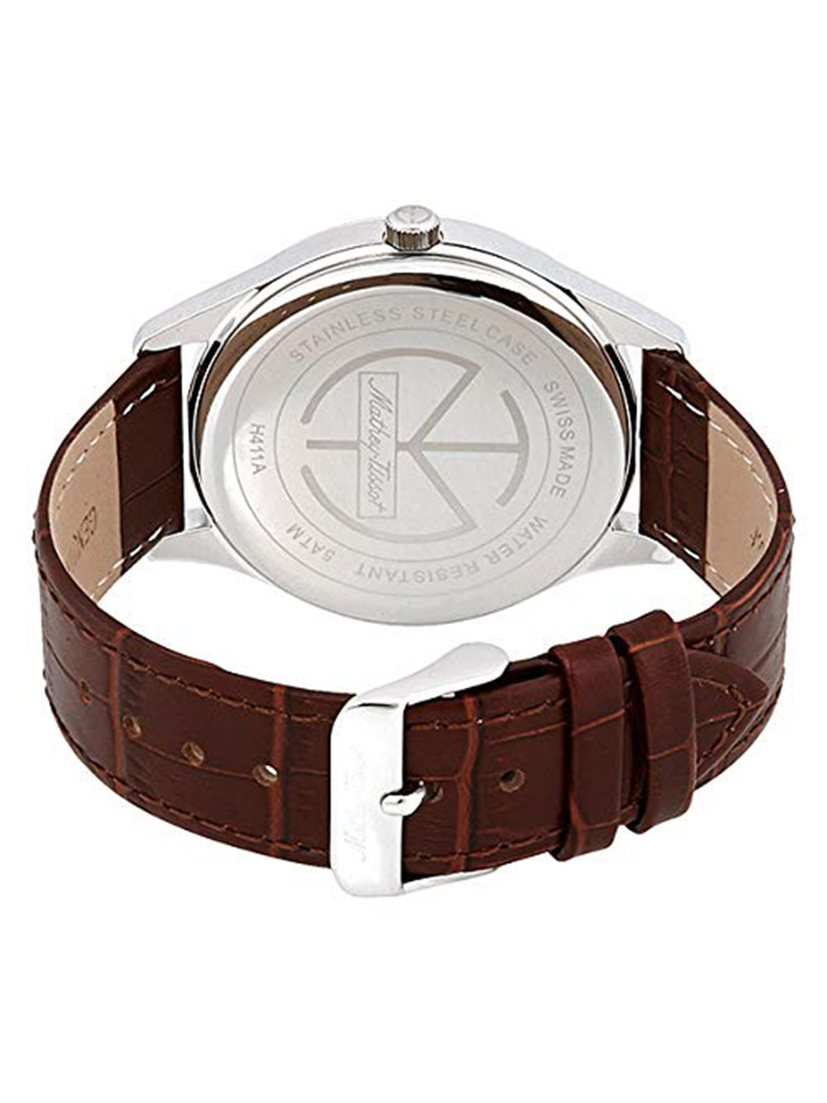 Mathey-Tissot Swiss Made Analog Brown Dial Gents Watch-H411AM