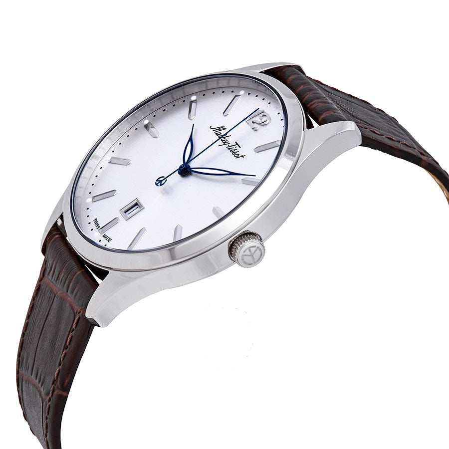 Mathey-Tissot Swiss Made Analog Silver Dial Gents Watch-H411AS