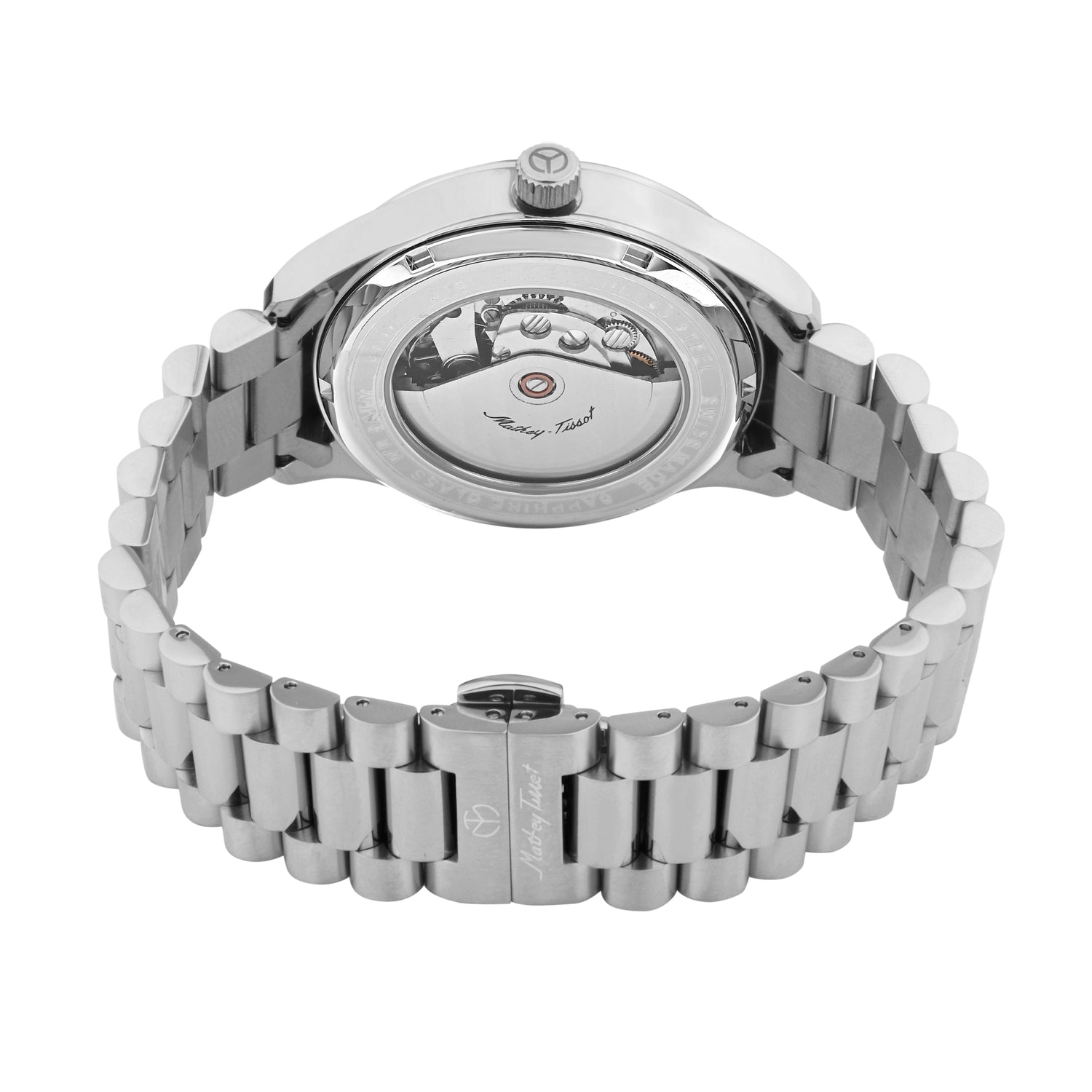 Mathey-Tissot Swiss Made Urban Power Reserve Quartz Grey Dial Analog Watch For Gents - H411ATPRAS