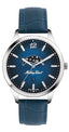 Mathey-Tissot Swiss Made Urban Moon Quartz Moon Phase Blue Dial Men's Watch -H411LABU