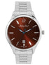 Mathey Tissot Analog Brown Dial Men&